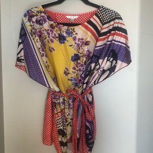 Cabi print blouse